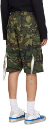 MASTERMIND WORLD Khaki Camo Shorts