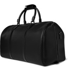 Serapian - Leather-Trimmed Stepan Coated-Cotton Duffle Bag - Black