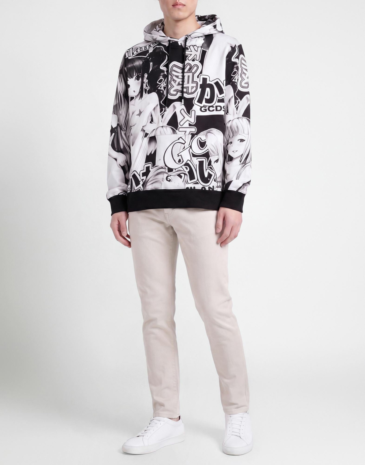 Gcds Mens Sweatshirt in Black