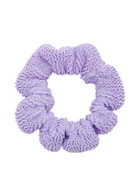 Hunza G Seersucker Scrunchie, Srunchie, Lilac