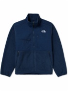 The North Face - Denali Logo-Embroidered Ripstop-Trimmed Recycled-Fleece Jacket - Blue