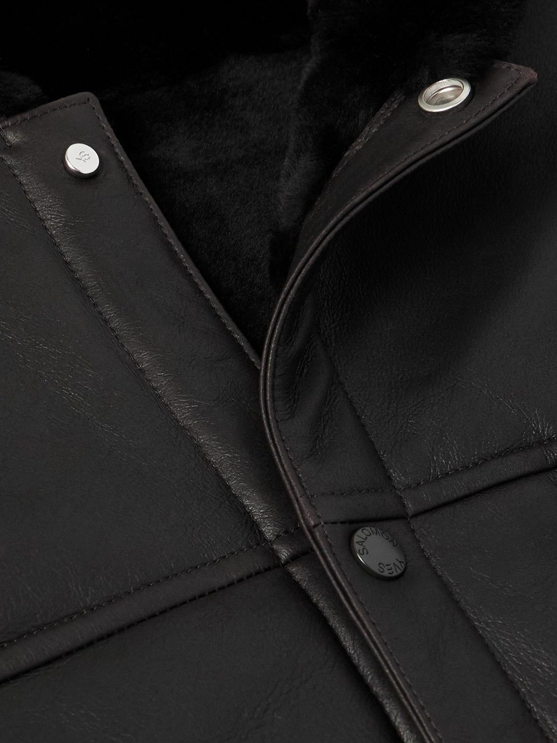 Yves Salomon - Shearling Hooded Jacket - Brown