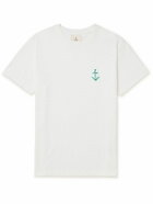 La Paz - Slim-Fit Logo-Emboidered Cotton-Piqué T-Shirt - White