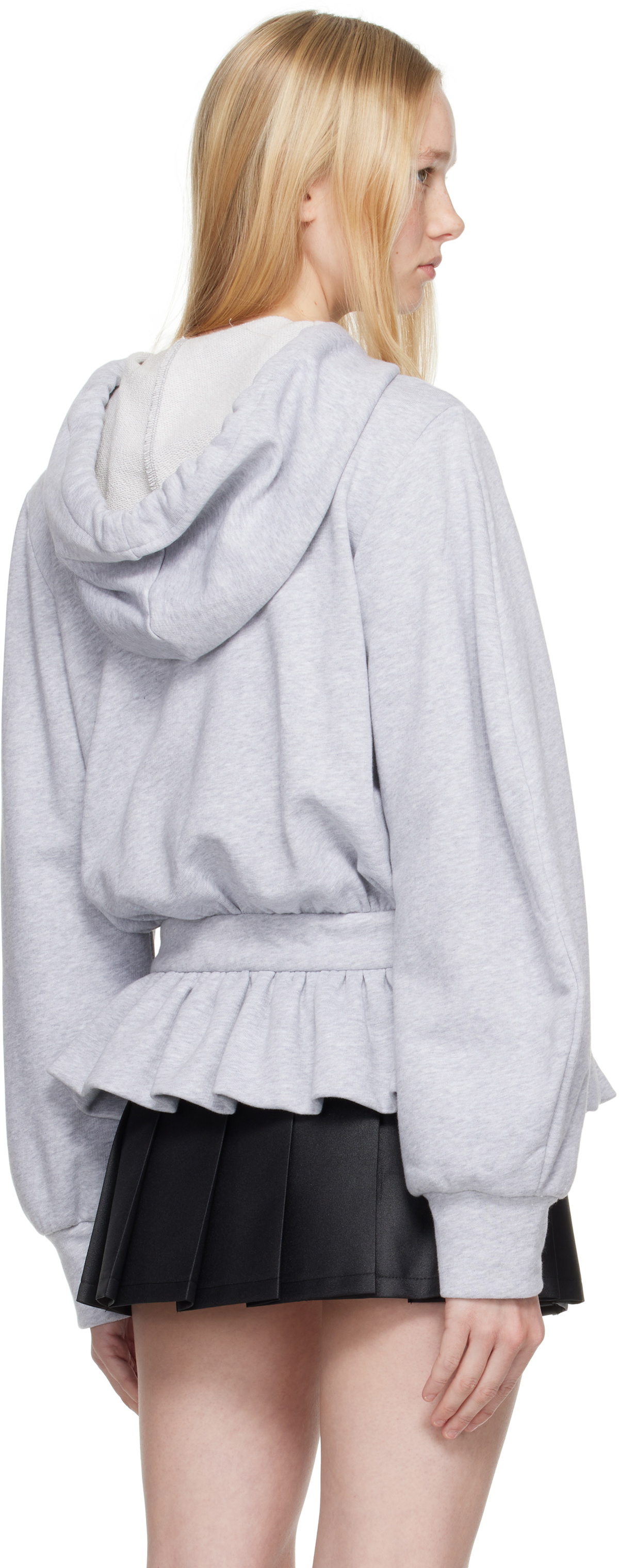 FIDAN NOVRUZOVA Gray Eska Hoodie