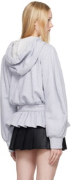 FIDAN NOVRUZOVA Gray Eska Hoodie