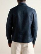 De Petrillo - Linen Jacket - Blue