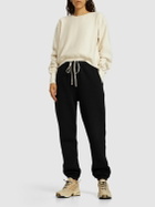 LES TIEN Cropped Cotton Sweatshirt