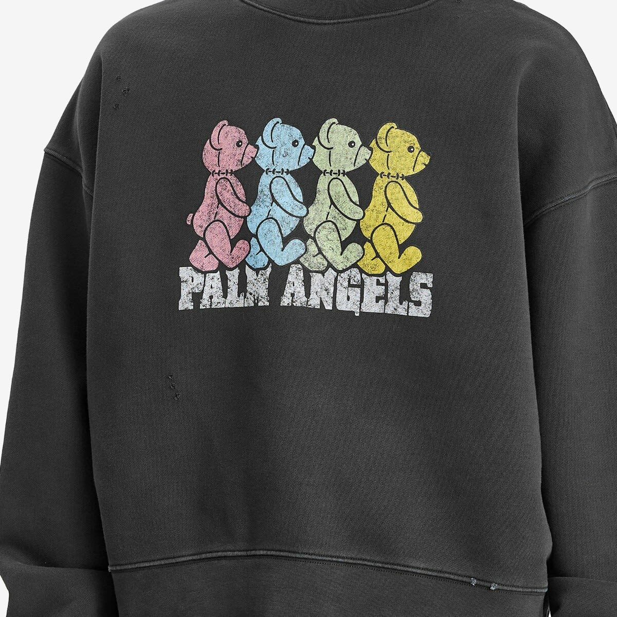 Palm Angels Men's Crossroad Bears Crew Sweat in Multicolor