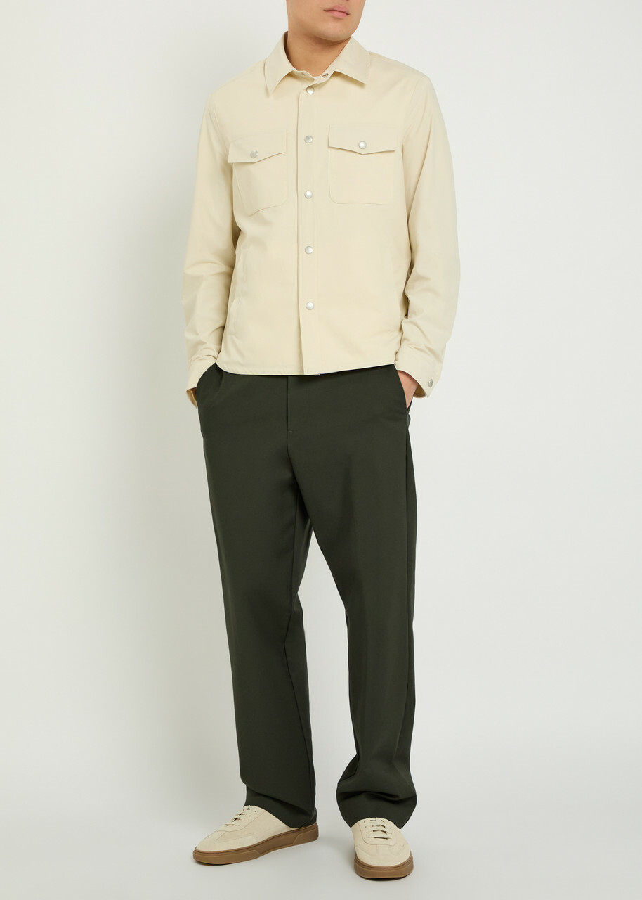 Lardini Shell Overshirt Ecru