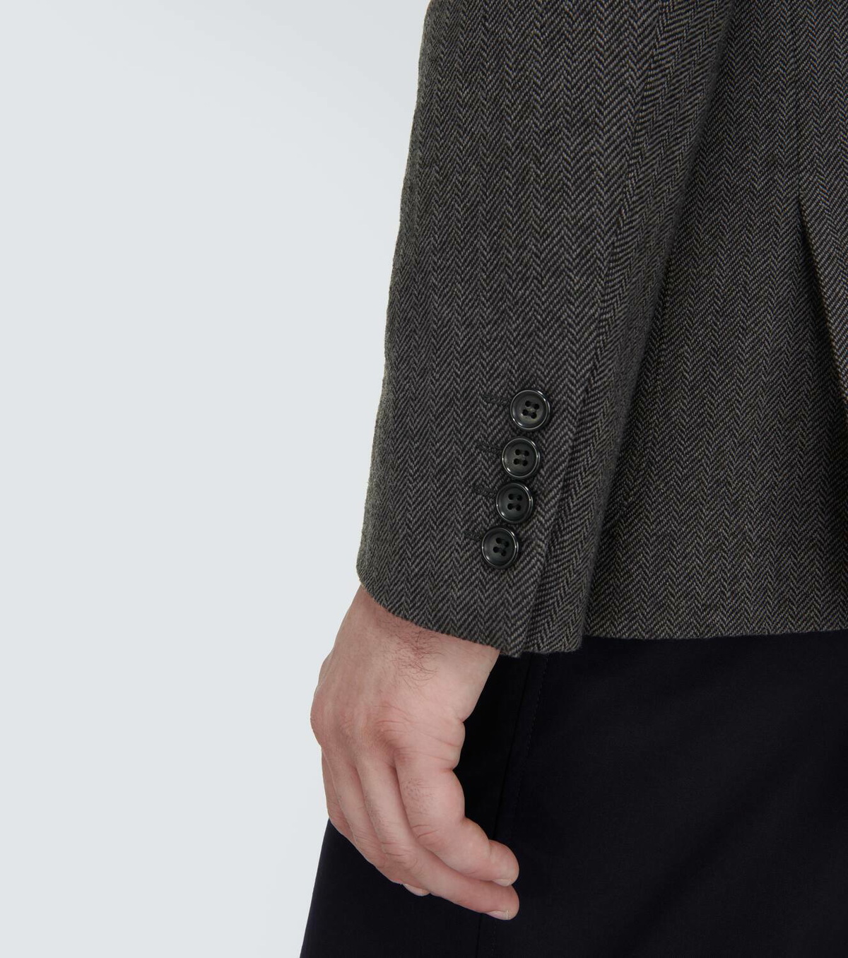 Comme des Garçons Homme Deux Herringbone blazer