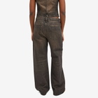 Wood Wood Women's Ellie Baggy Jeans in Burnt Orange Wash