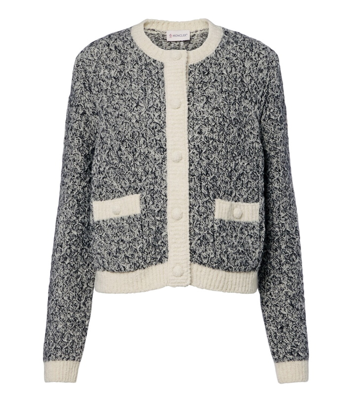 Photo: Moncler Wool and alpaca-blend cardigan