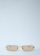 Balenciaga Gossip Rectangular Sunglasses