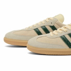 Adidas Men's Samba Og Sneaker in Cream White/Collegiate Green/Magic Beige
