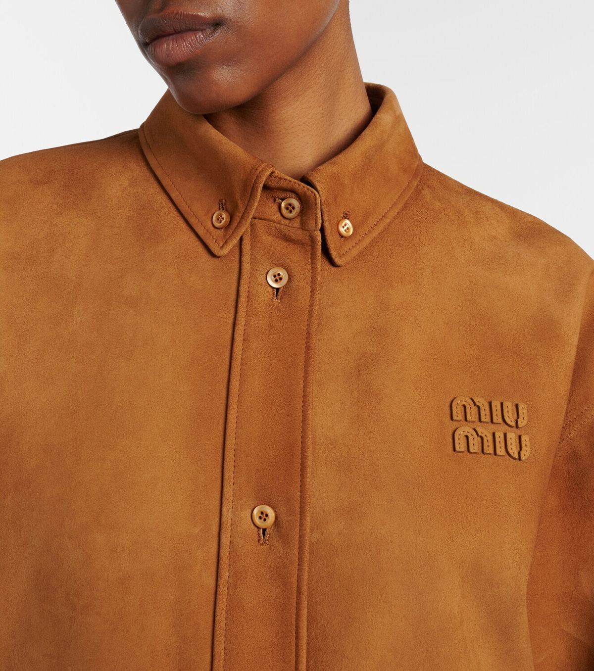Miu Miu Suede blouson jacket