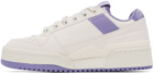 adidas Originals White & Purple Forum Bold Sneakers