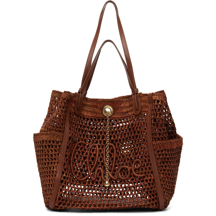 Photo: Chloé Brown Made For A Woman Edition 'Chloé Iconic' Tote