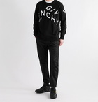 GIVENCHY - Logo-Embroidered Loopback Cotton-Jersey Sweatshirt - Black