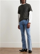 Gallery Dept. - La Flare Distressed Two-Tone Jeans - Blue