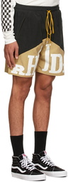 Rhude Black & Tan Yachting Shorts