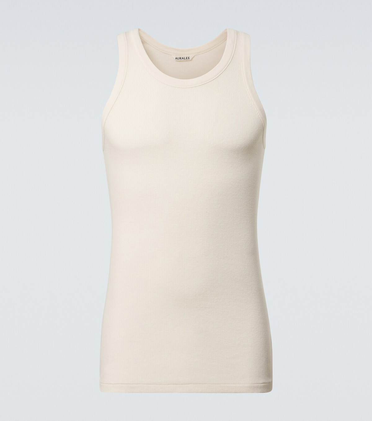 Auralee Ribbed-knit cotton tank top Auralee