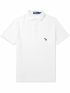 Polo Ralph Lauren - Logo-Embroidered Cotton-Piqué Polo Shirt - White