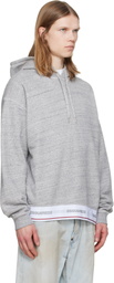 Dsquared2 Gray Dsquared2 Tape Relax Fit Hoodie
