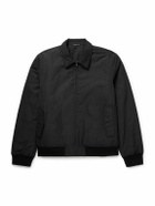 James Perse - Padded Recycled-Twill Bomber Jacket - Black