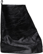 Rick Owens DRKSHDW Black Porterville Low Fetish Chelsea Boots