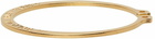 IN GOLD WE TRUST PARIS Gold Hose Clamp Bracelet