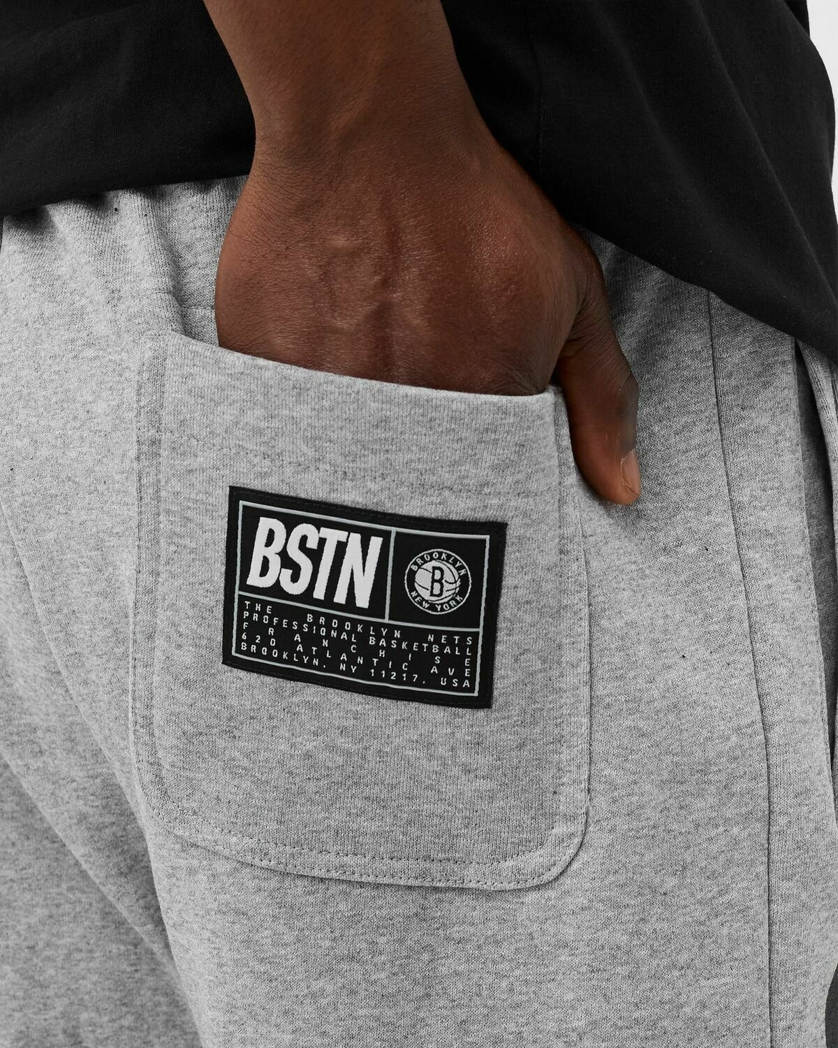 Bstn Brand Bstn & Nba Brooklyn Nets Sweatpants Grey - Mens - Sweatpants