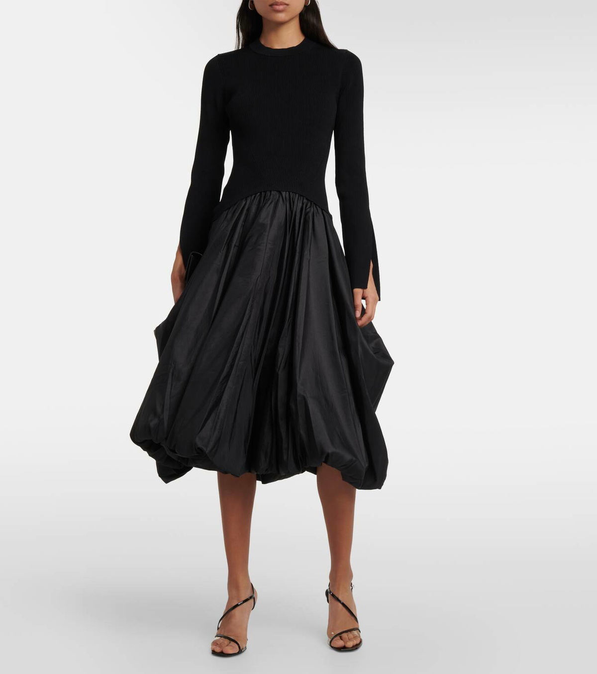 Simkhai Kenlie Taffeta-trimmed Midi Dress Simkhai