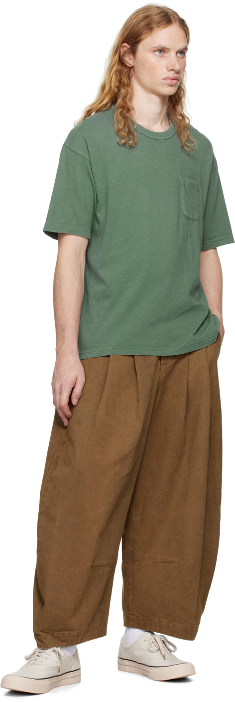 Aviva Jifei Xue Brown Cocoon Trousers
