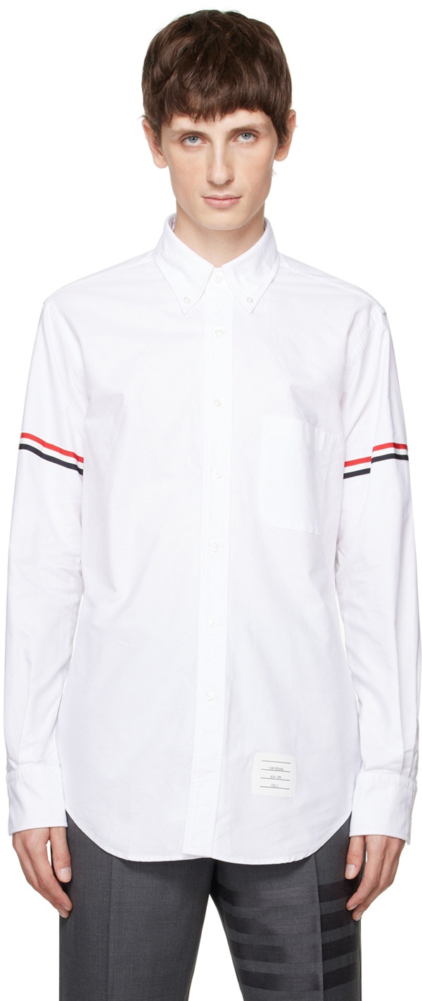 Thom Browne White Striped Shirt Thom Browne