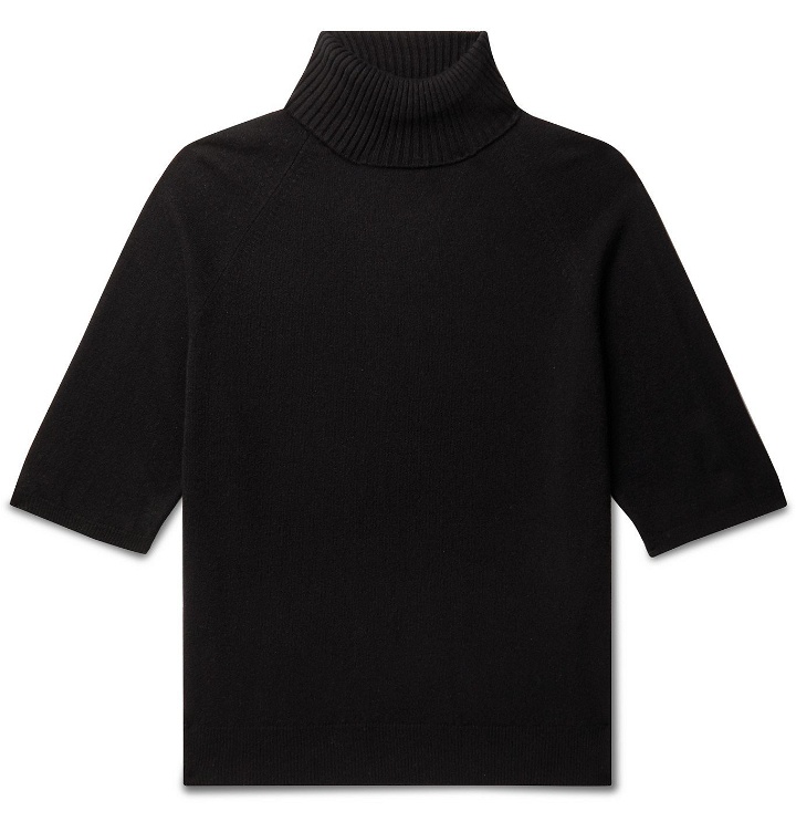 Photo: SAINT LAURENT - Cashmere Rollneck Sweater - Black