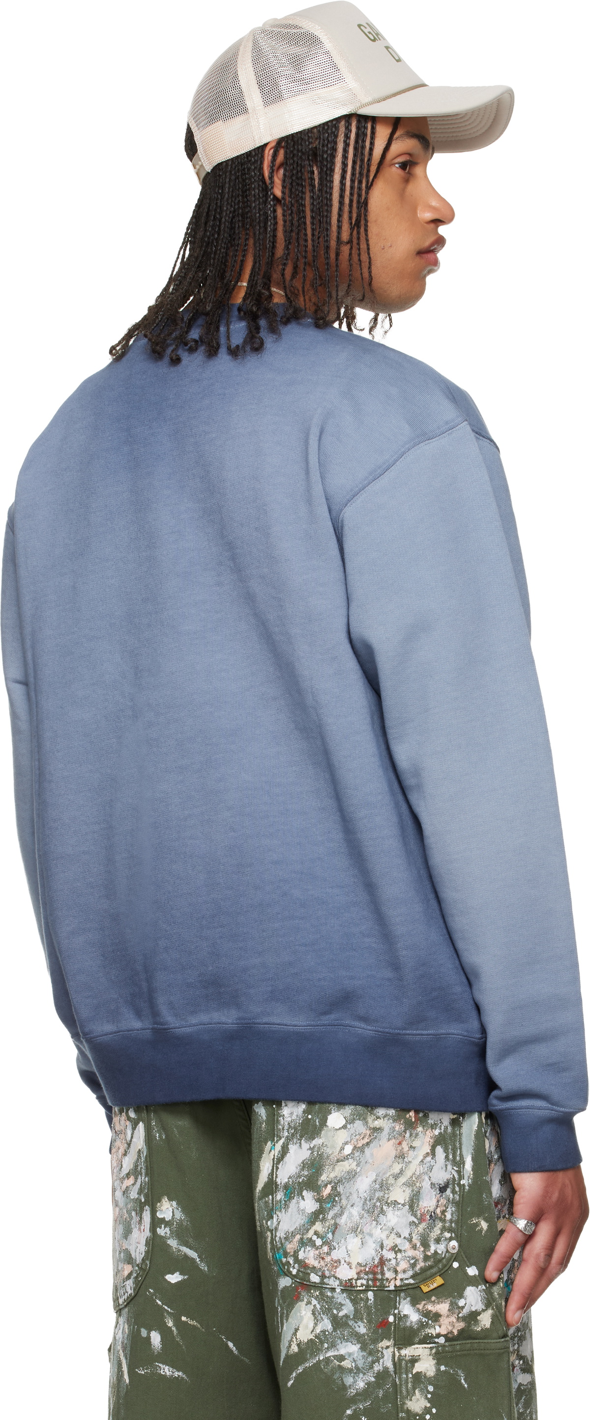Gallery Dept. Blue Basic Crewneck Sweatshirt