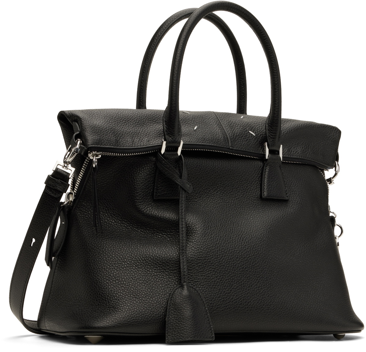 Maison Margiela Black 5AC Soft Medium Crossbody Bag