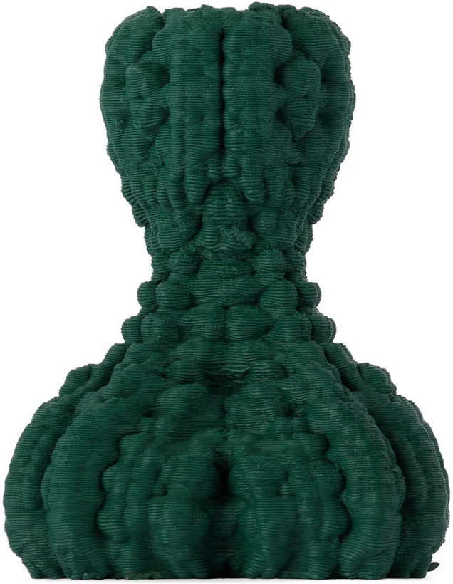Photo: Polymorf SSENSE Exclusive Green Bark Candle Holder