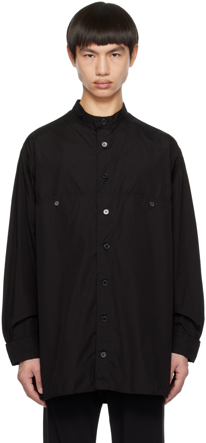 Yohji Yamamoto Black Button Shirt