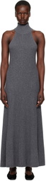 LISA YANG Gray Amannda Maxi Dress