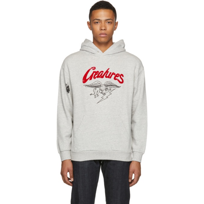 Photo: Givenchy Grey Creatures Hoodie