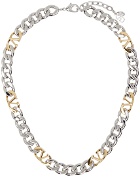 Valentino Garavani Silver VLogo Chain Necklace