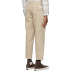 Levis Beige XX Stay Loose Crop Chino Trousers