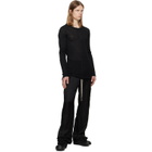 Rick Owens Black Tower Jumbolace Low Sneaks Sneakers