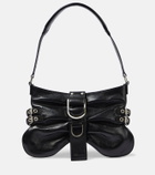 Blumarine Butterfly Mini leather shoulder bag