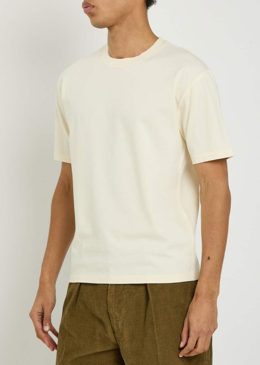 Drake's Hiking Cotton T-shirt White