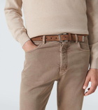 Brunello Cucinelli Suede belt