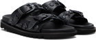 Toga Virilis SSENSE Exclusive Black Buckle Sandals