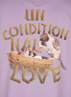 Unconditional Love T-Shirt in Purple