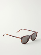 SAINT LAURENT - SL 939 Round-Frame Recycled Acetate Sunglasses - Brown
